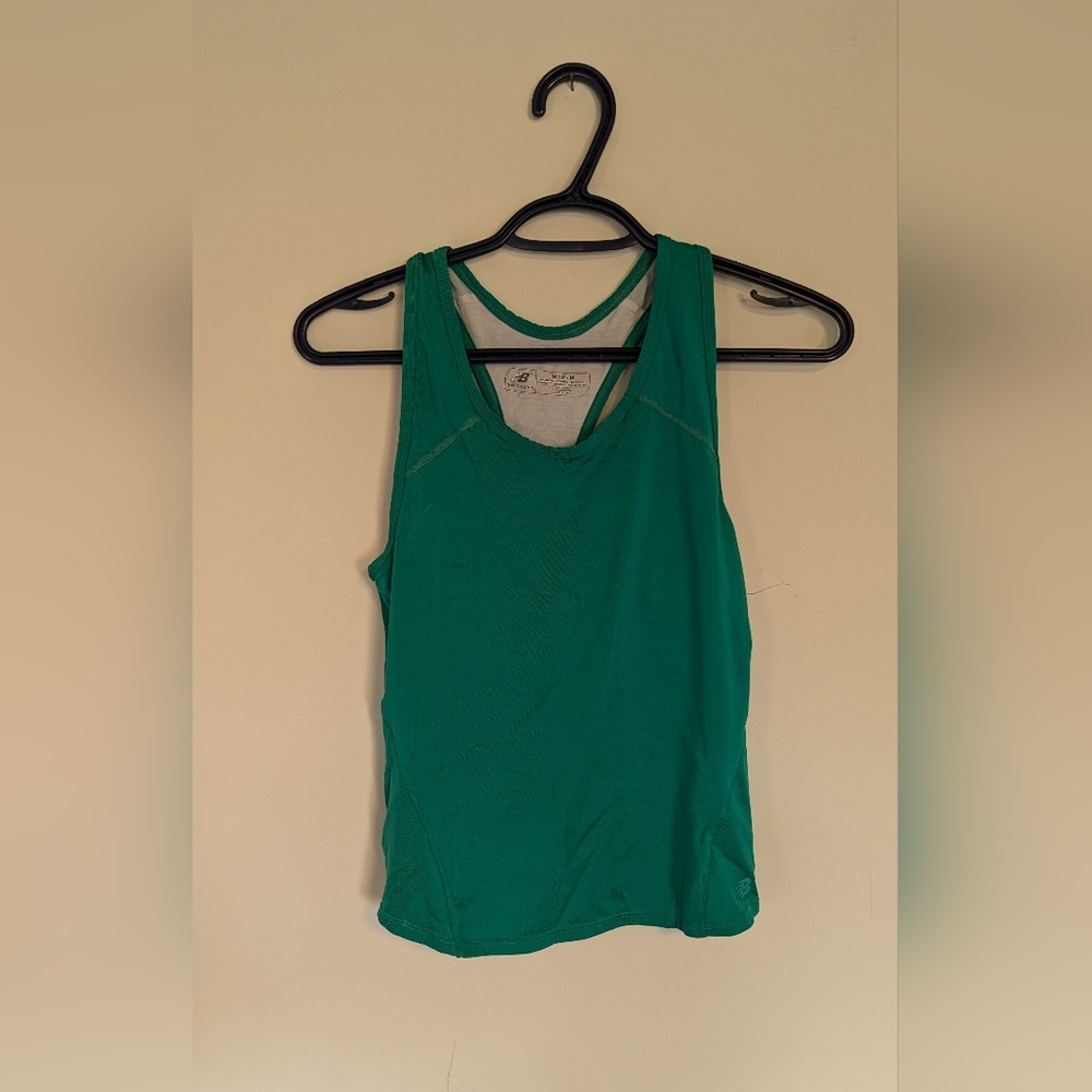 New Balance Green Running Tank Top - Women's Medium
